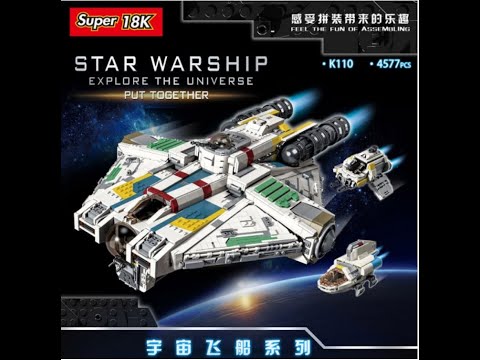 STAR WARS - THE GHOST - K110 Super18K 4577pcs / 04 speed build