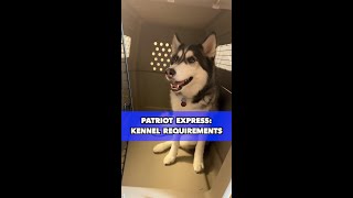 PCS with my Pet Overseas: IATA Approved Dog & Cat Crate Requirements for the Patriot Express