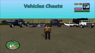 Top Vehicles And Cars Spawing Cheats Of GTA Vice City Stories￨GTA VCS Best Cheats codes