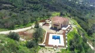 preview picture of video 'House with amazing view and swimming pool for rent in Rethymnon, Crete, Greece'