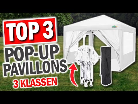 Top 3 POP-UP-PAVILLONS im Vergleich | Top 3 Faltbare Pavillons