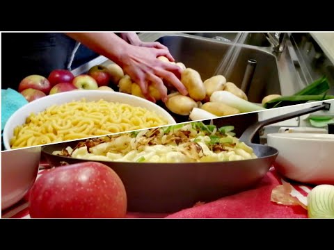 Älplermagronen 🇨🇭 der Schweizer Klassiker mit Teigwaren und Kartoffeln - einfaches & leckeres Rezept
