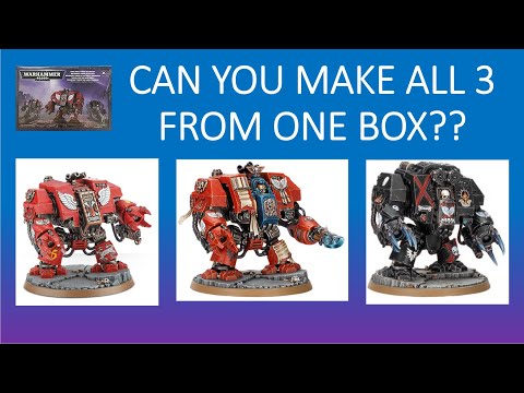 Furioso/Librarian/Death Company Dreadnought from one kit! Fun Warhammer 40k Challenge