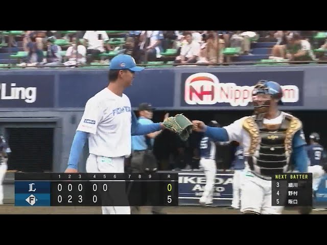 【ファーム】2軍本拠地開幕投手が最終戦も好投締め!! ファイターズ・達孝太が5回無失点!!  2024年9月22日 北海道日本ハムファイターズ 対 埼玉西武ライオンズ
