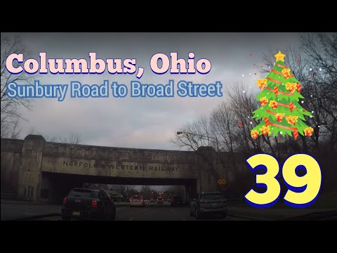 Drive Time 39  l  City Driving Columbus, Ohio. USA  l  Sunbury Road to Broad Street  l ThatGuyJunJun