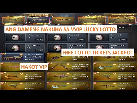 ANG DAMENG NAKUHA SA VVIP LUCKY LOTTO & FREE LOTTO TICKETS CFPH
