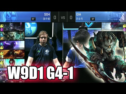 FC Schalke 04 vs GIANTS | Game 1 S6 EU LCS Summer 2016 Week 9 Day 1 | S04 vs GIA G1 W9D1 1080p