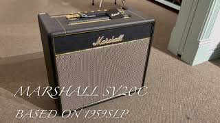 Video thumbnail for Marshall SV20C. Plexi sounds in a combo. by The Twelfth Fret