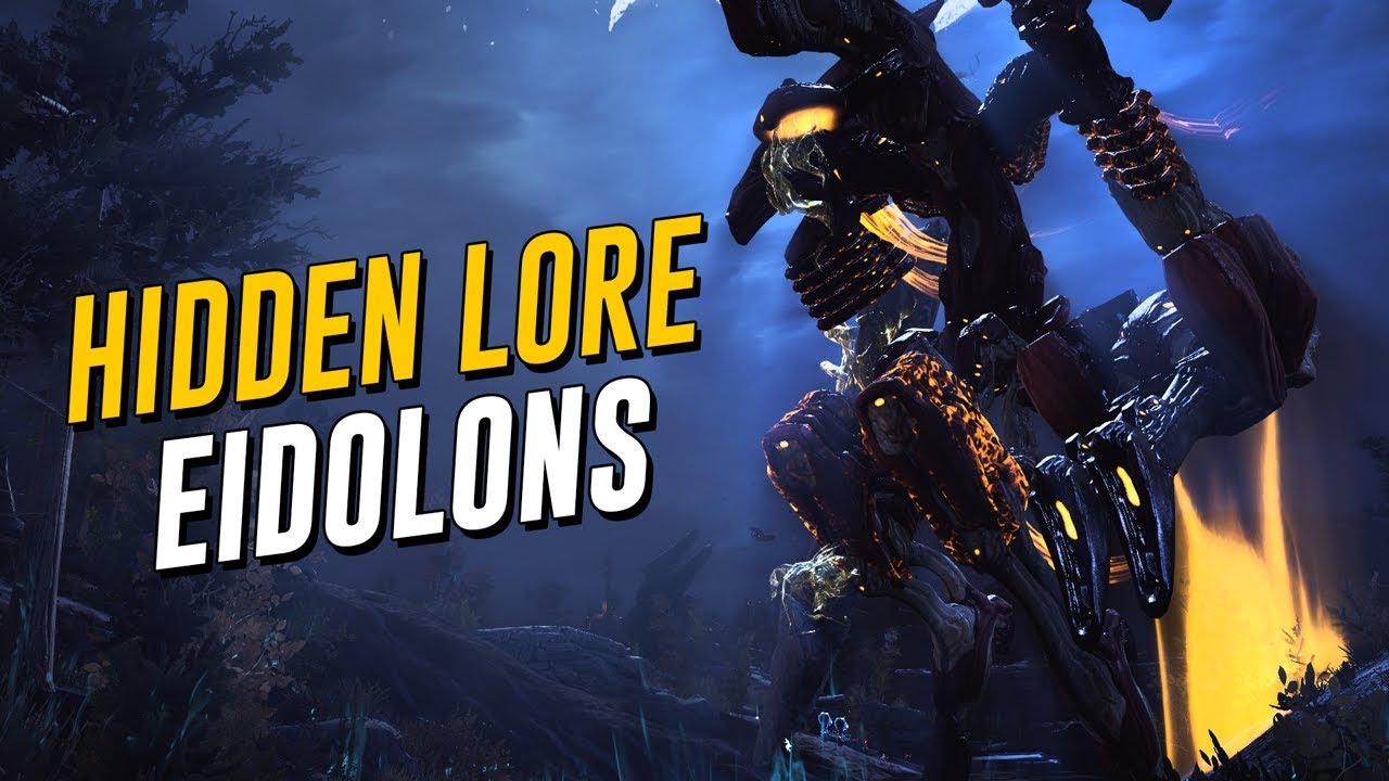 Hidden Lore: Origins of The Eidolons! (Warframe)