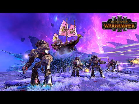 Equipment upgrade - Grand Cathay VS Tzeentch | Total War WARHAMMER 3 Thrones of Decay|FIRESupport|4K