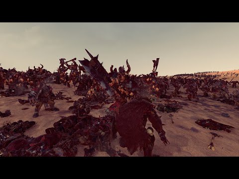 Gorfang Rotgut- Greenskins vs beastmen warhammer 2 cinematic battle