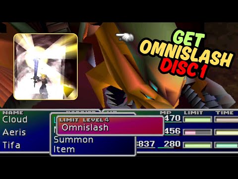 How to Get Omnislash in Disc 1 of Final Fantasy 7 (Quick Tutorial)