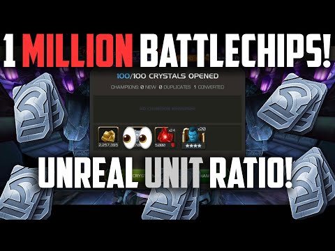 1 Million Battlechips - INSANE UNIT RATIO 👀 - Marvel Contest of Champions