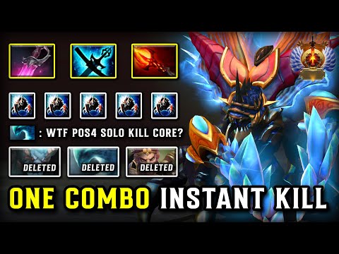 EPIC ONE COMBO INSTANT KILL | MVP Soft Support Nyx Assassin | Khanda + LVL5 Dagon Build | DOTA 2