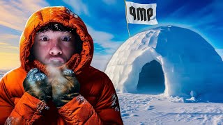 Building an Igloo Without Experience (to spend the night...) 🥶