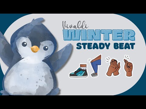 WINTER BODY PERCUSSION play along / Vivaldi Four Seasons Steady Beat Rhythm Brain Break