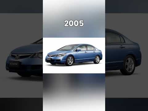 Evolution of Honda Civic (1972~2022) #shorts