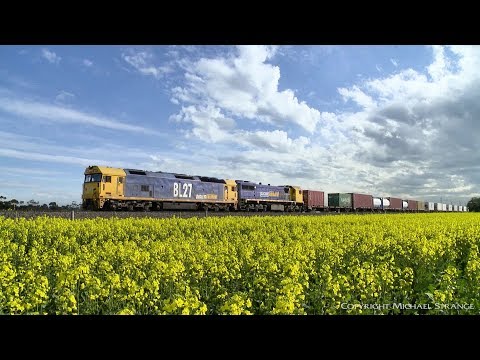 7904V Mildura To Melbourne Container Train  - PoathTV Australian Railways