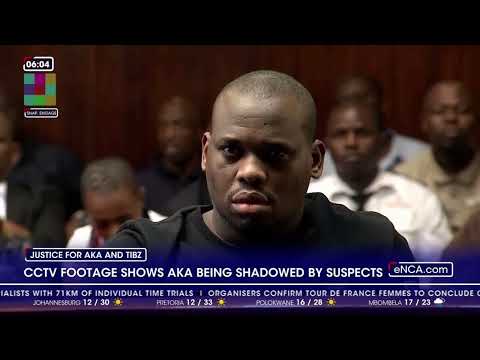 CCTV footage shows AKA being shadowed by suspects