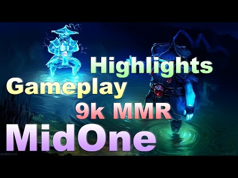 MidOne pro Storm Spirit 9k MMR Best Plays Gameplay | Highlights 7.05 — Dota 2