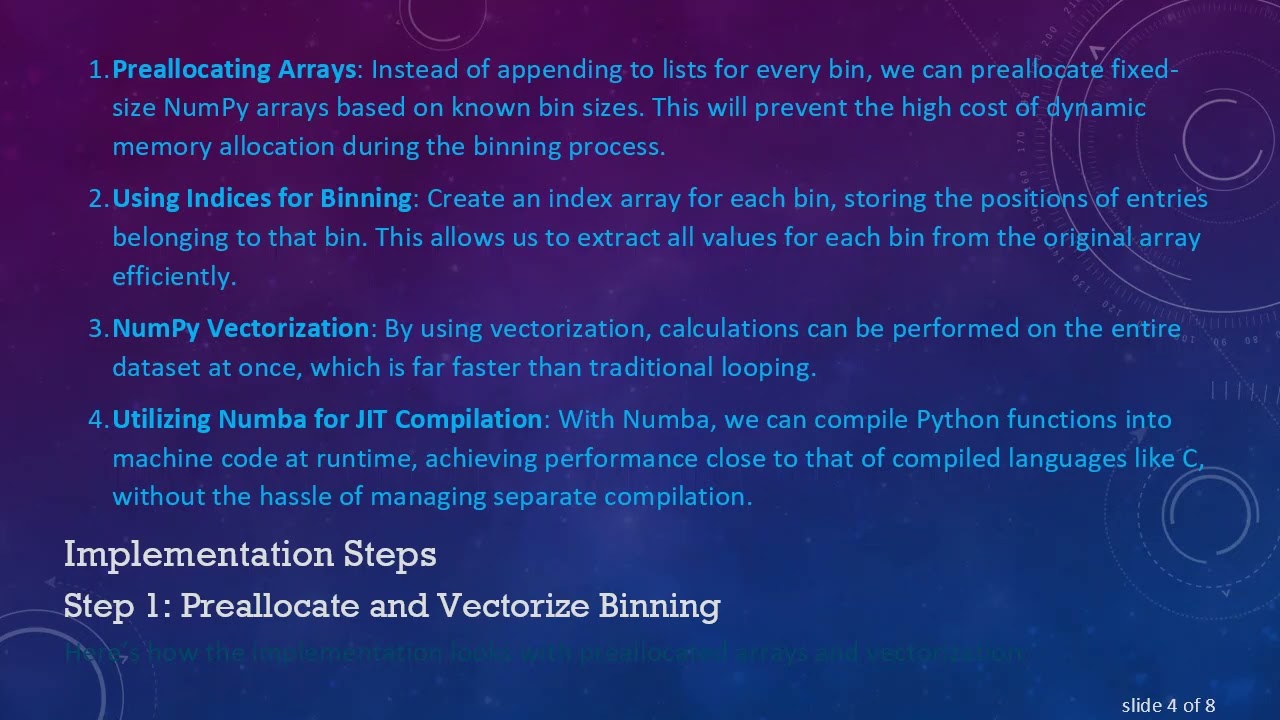 Efficiently Binning Multiple Arrays with Python and NumPy