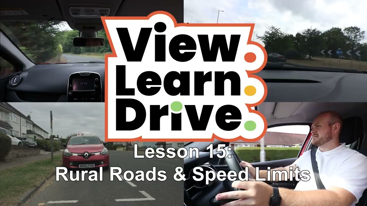 Rural Roads & Speed Limits driving tutorial