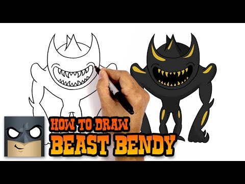 How to Draw Beast Bendy | Awesome Step-by-Step Tutorial