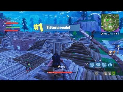 Fortnite-Costruisco una scala altissimo e poi vinco!!!