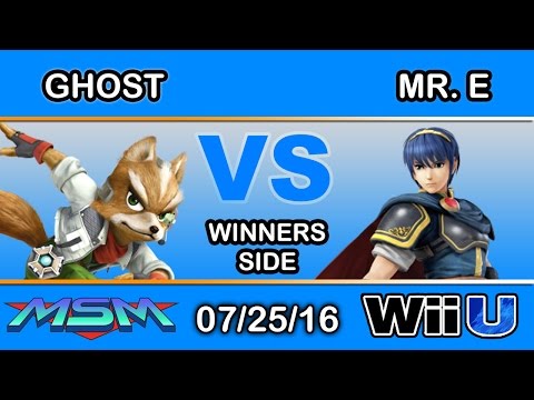 MSM 59 - MMG | Ghost (Fox) Vs. SS | Mr. E (Marth) Winners Side - Smash Wii U
