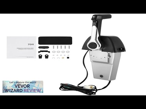 VEVOR Binnacle Remote Control Box Boat Throttle Control 704-48205-P1-00 Outboard Remote Review