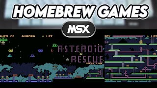 Asteriods Rescue - New MSX Game 2026