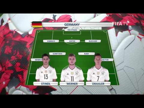 Match 14: Germany v Mexico -Team Lineups - FIFA Confederations Cup 2017
