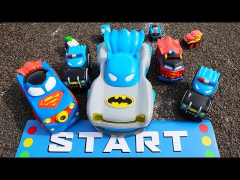DC Super Friends Herodrive Speed Squad Minis & Batman Mash Machine