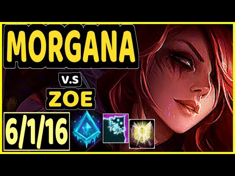 GLACIAL AUGMENT MORGANA - TRACE (MORGANA) vs ZOE - 6/1/16 KDA MID GAMEPLAY - KR Ranked GRANDMASTER