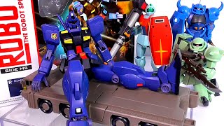 ROBOT魂 RGM-79Q ジム・クゥエル ver. A.N.I.M.E. レビュー【ティターンズカラーってすごく魅力的！トレーラーもセットでお得感もUP】GM QUEL スターダストメモリー