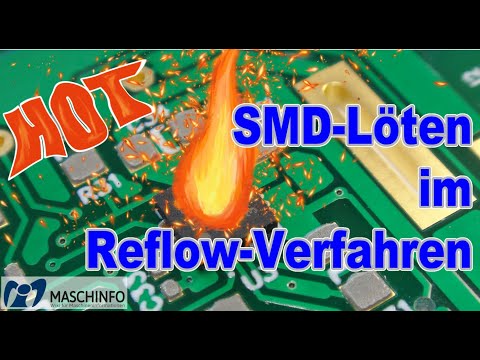 Platinenbestückung SMD und Reflow-Löten