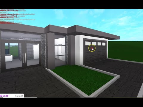 Beginners Modern House build Basics (Bloxburg Roblox)