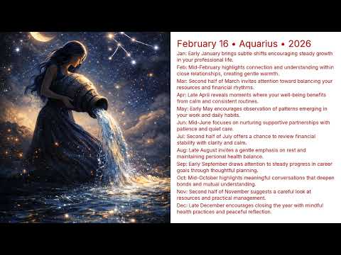 February 16 Birthday Horoscope 2026 | Aquarius Astrology Forecast
