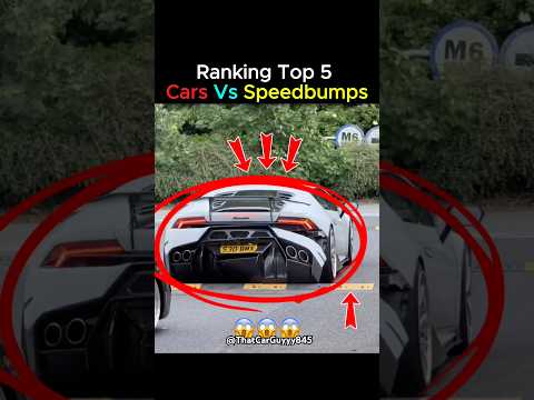 Best Cars Vs Speedbumps 😭💀 #shorts #shortvideo #automobile #car #cars #supercars #crash