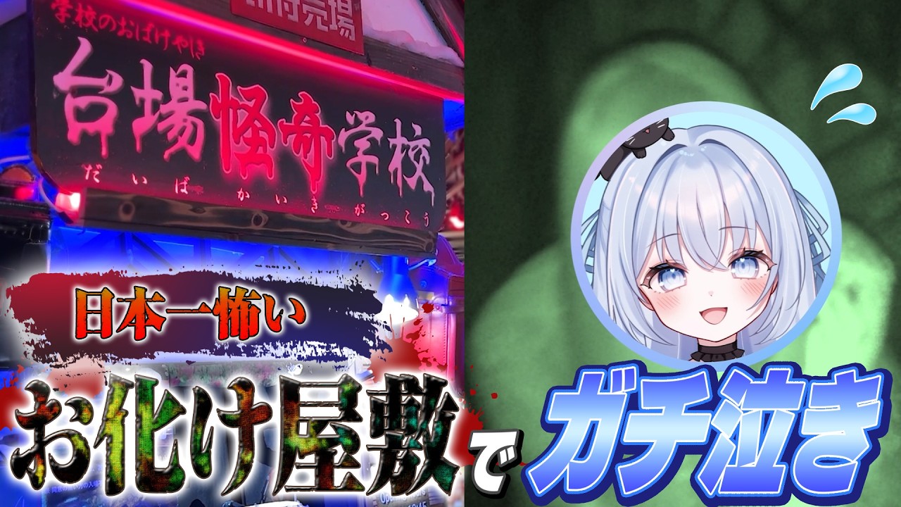 【実写】日本一怖いお化け屋敷に挑戦したらガチ泣きして腰抜けて鼻水出た【あみゅどる】