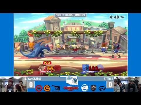 No Man's Land - Yangsarm (Little Mac) vs Steeler (Charizard) - Pool D2 Losers Quarters