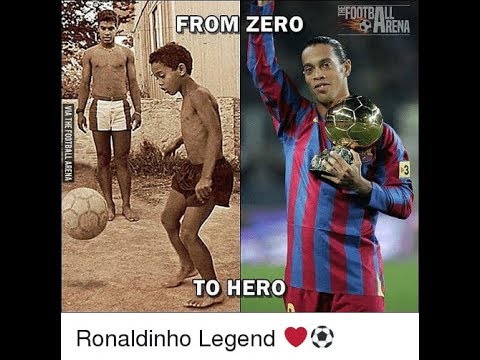 the beginning of Ronaldinho from zero to hero