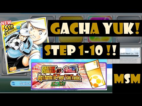 WOW HOKI!! GACHA TIKET ANNIV 4 AKUN UTAMA!! BANJIR SSR!! Captain Tsubasa Dream Team