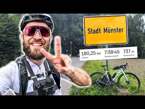 I am cycling 180km non-stop from Hanover to Münster!