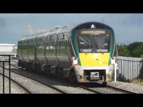 Irish Rail 22000 Class Intercity Train 22205 - Clondalkin & Fonthill Station, Dublin