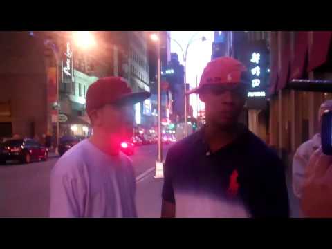 Philly Rapper Bread, DJ Jay Ski And Papoose in New York City