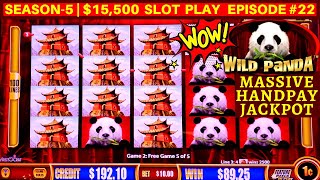 Over 1000x Massive Handpay Jackpot On Wonder 4 WILD PANDA Slot Machine  | SEASON