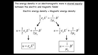 The Energy Carried by Electromagnetic Waves