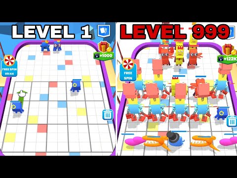 Max Level in Merge Number Cube Monster Run