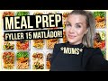 MEAL PREP - fyller 15 matlådor!